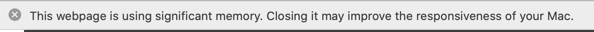 Website is Using Significant Memory