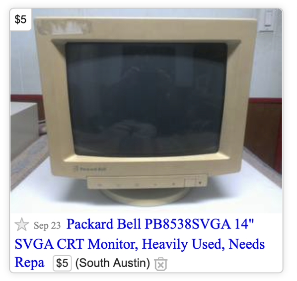 Packard Bell Monitor