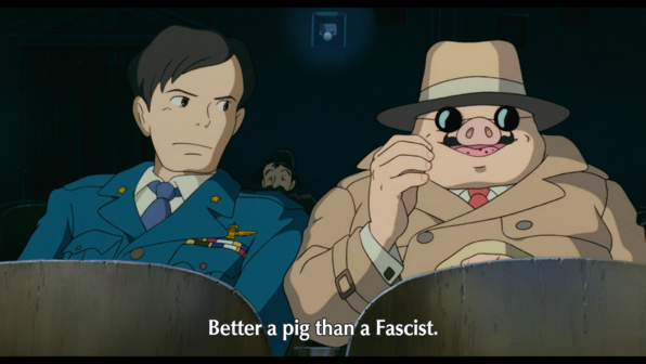 Better a pig than a Fascist