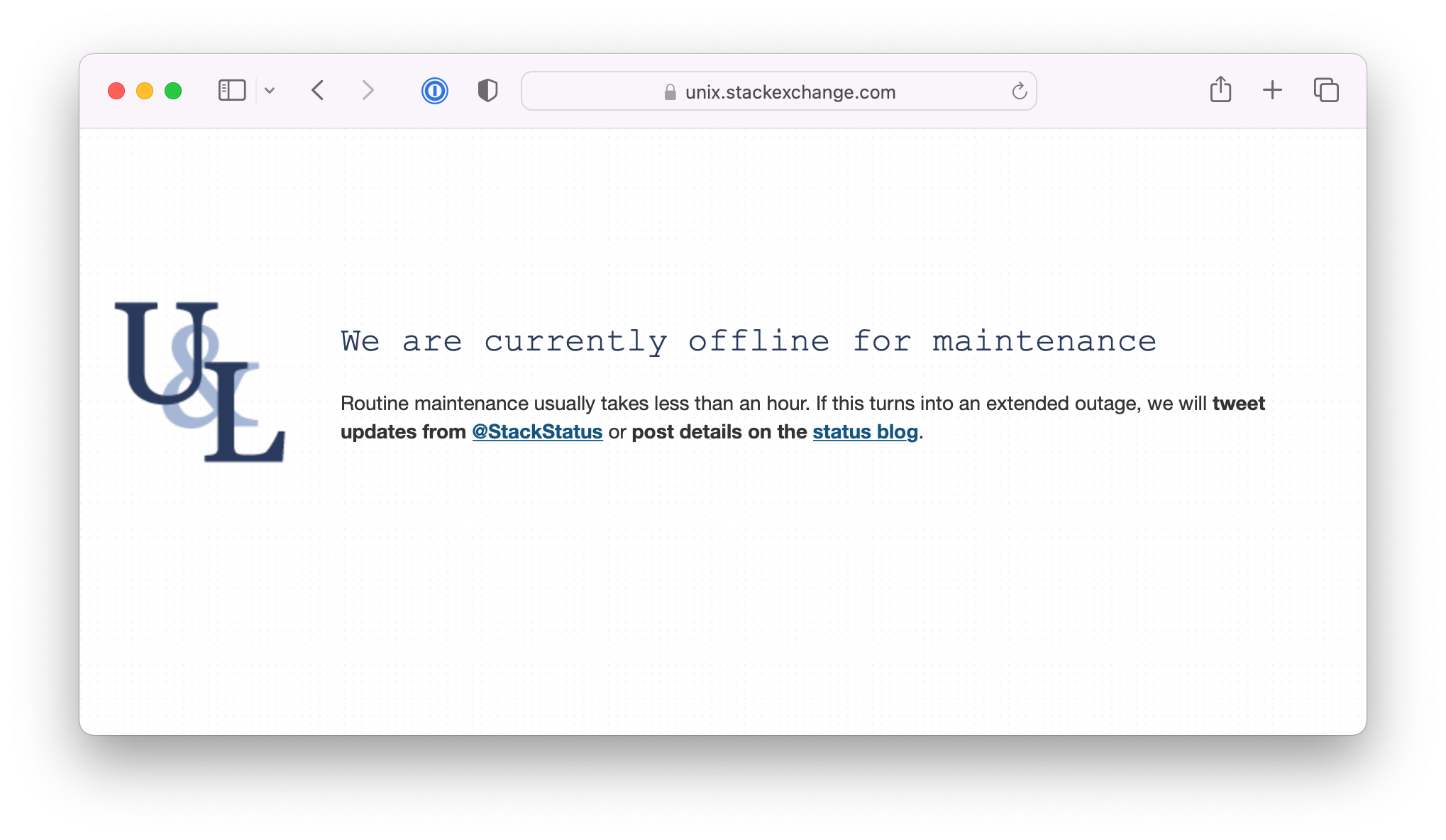 Stack Exchange Offline