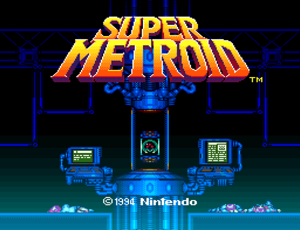 Super Metroid TItle Screen